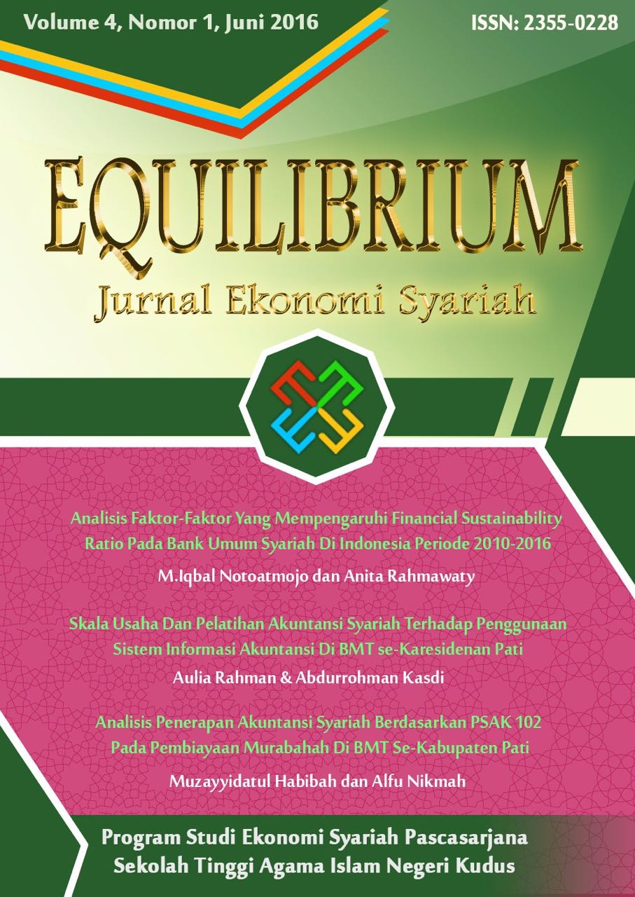 Equilibrium: Jurnal Ekonomi Syariah